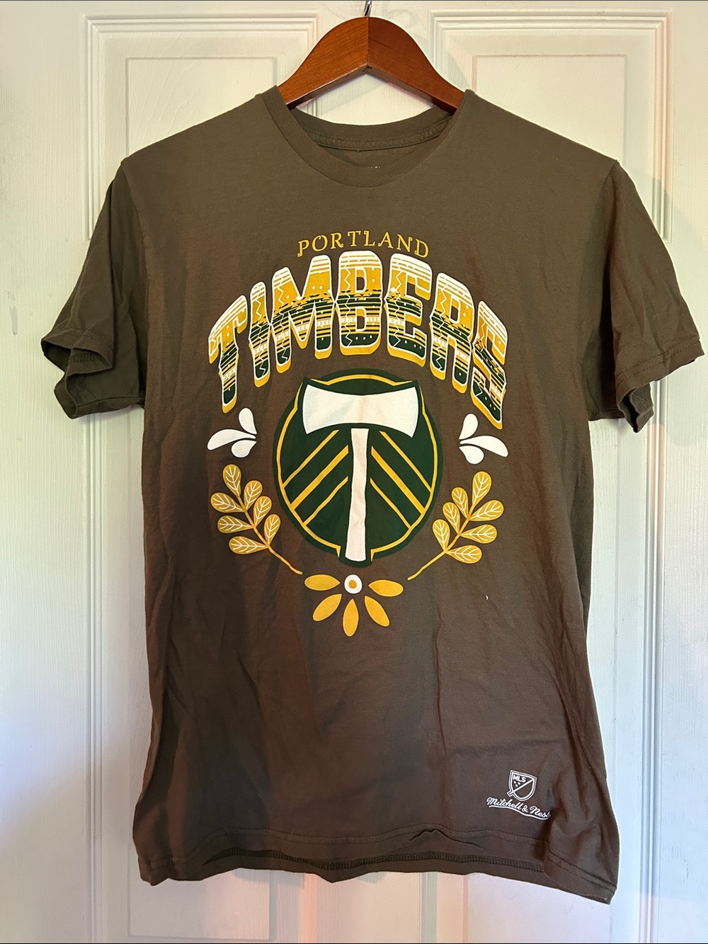 Mitchell & Ness Brown Portland Timbers Graphic Tee
